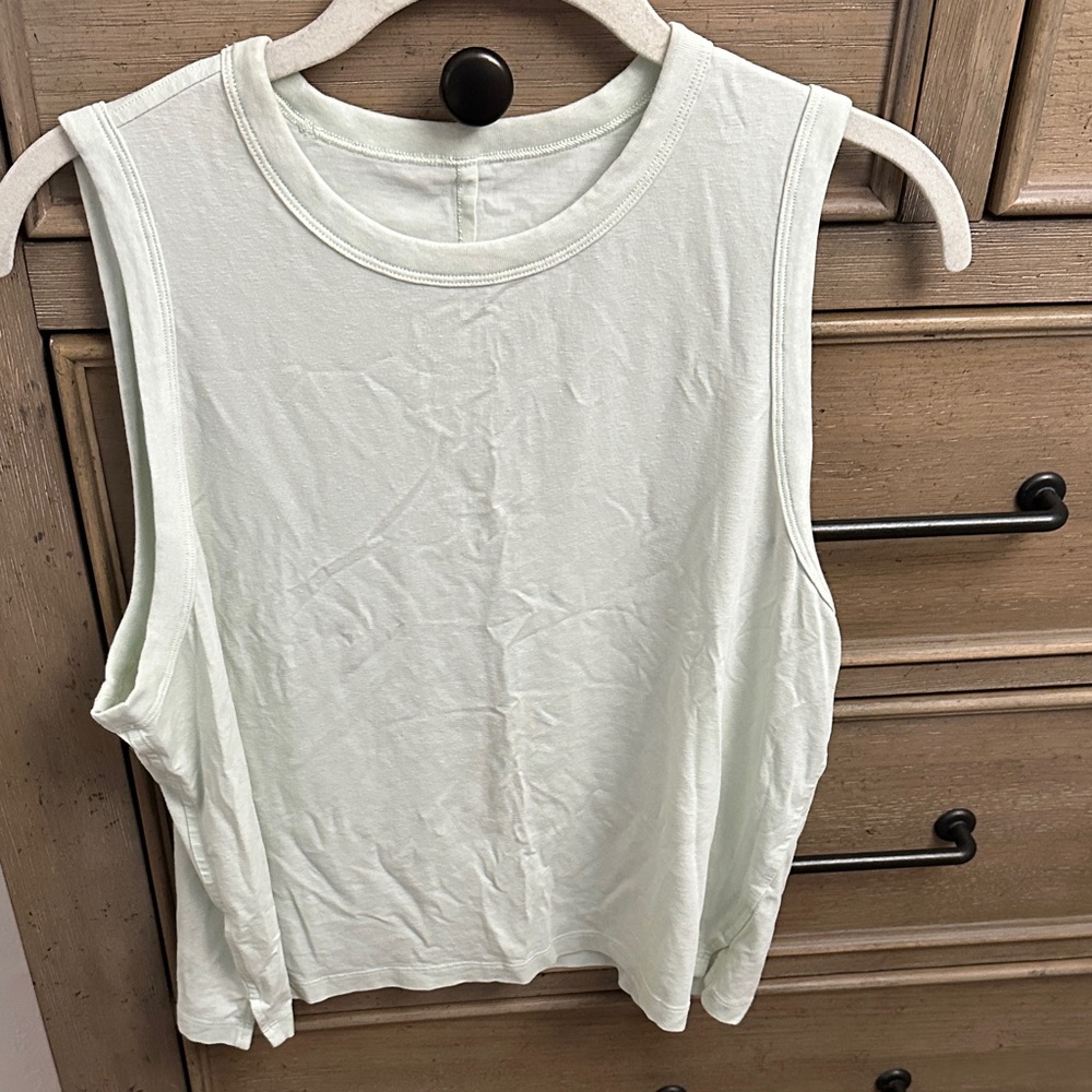 Lululemon Athletica Light Green Muscle Tee